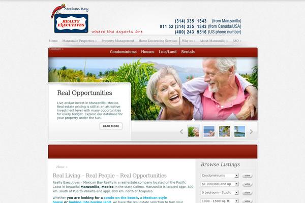 ElegantEstate theme site design template sample