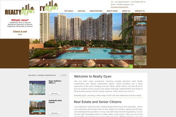 realtygyan.com site used Theme1245