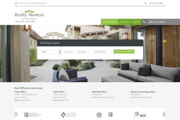 Realhomes Theme theme site design template sample