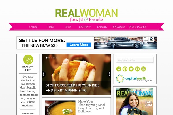 Site using WordPress Content Slide plugin