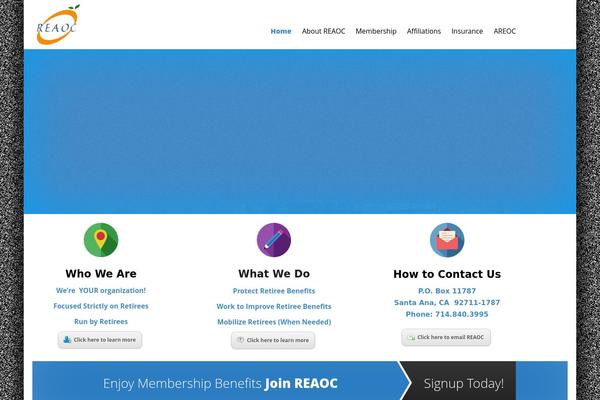 Foxy Child theme site design template sample