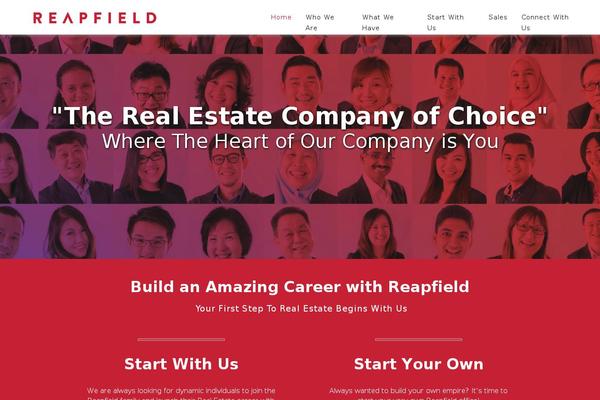 Aloom theme site design template sample