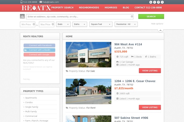 Site using dsIDXpress IDX Plugin plugin