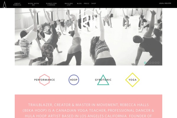 Gather theme site design template sample