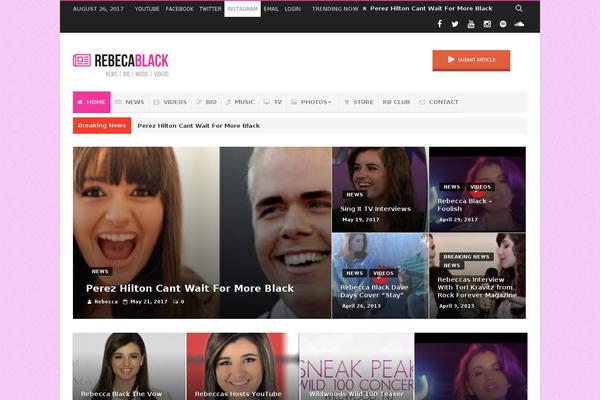 rebeccablackonline.com site used Bootstrap-3-blank-wordpress-theme-master