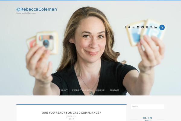 My Blog theme site design template sample