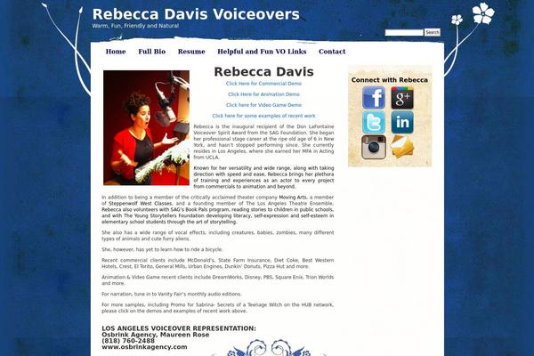 rebeccadavisvo.com site used Pretty Parchment