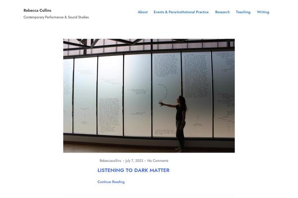 rebeccalouisecollins.com site used Cww-portfolio