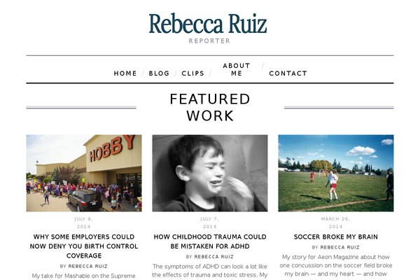 rebeccaruiz.com site used Neila