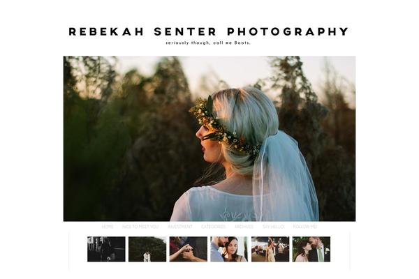 Prophoto4 theme site design template sample