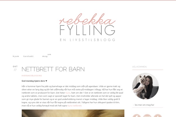 The Cotton theme site design template sample