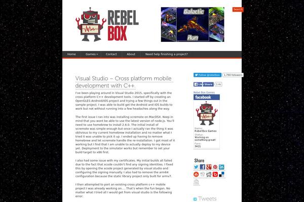 Site using WP Nivo Slider plugin