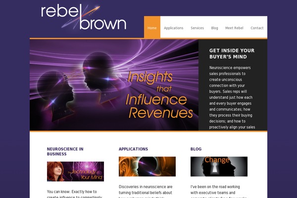 rebelbrown.com site used Finano-child