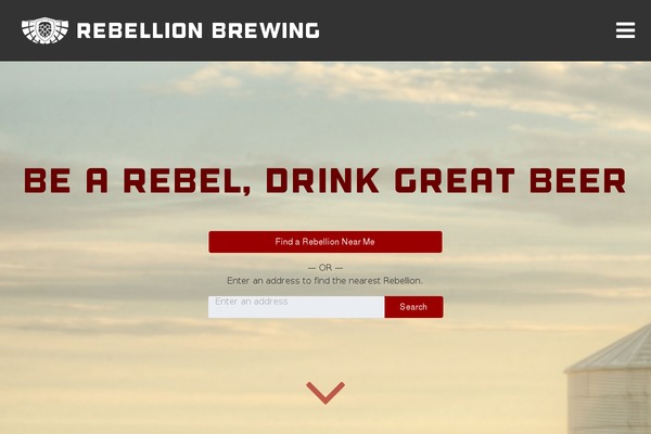 rebellionbrewing.ca site used Rebellion