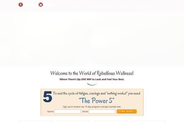 Chameleon theme site design template sample