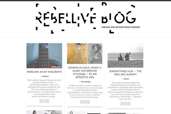 rebelliveblog.com site used Blogoholic