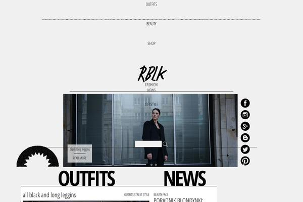 Rebel theme site design template sample