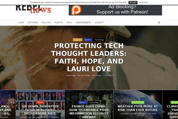 VoiceChild theme site design template sample