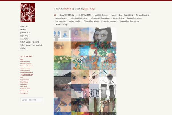 Infinity theme site design template sample