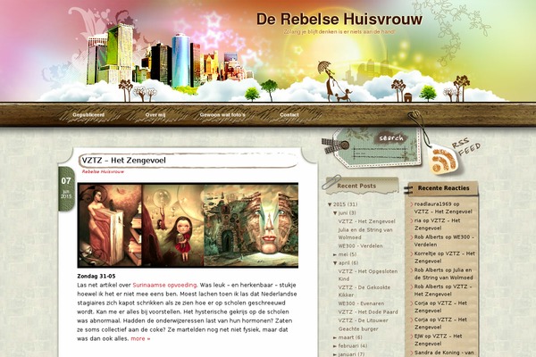 rebelsehuisvrouw.nl site used Paper-craft