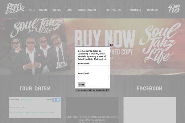 rebelsouljahz.net site used Rebel