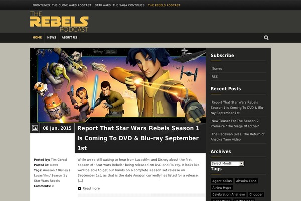 Strings theme site design template sample