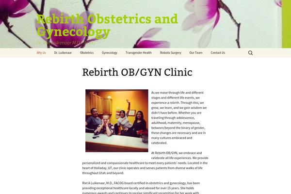 Twenty Thirteen theme site design template sample