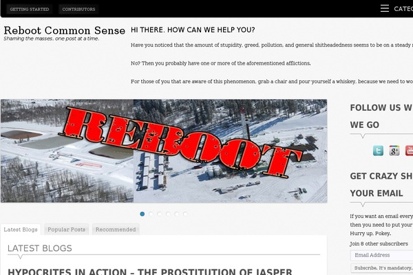 Supernova theme site design template sample