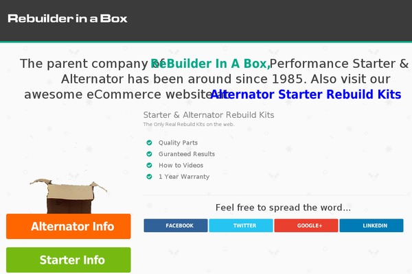 rebuilderinabox.com site used Twenty Seventeen