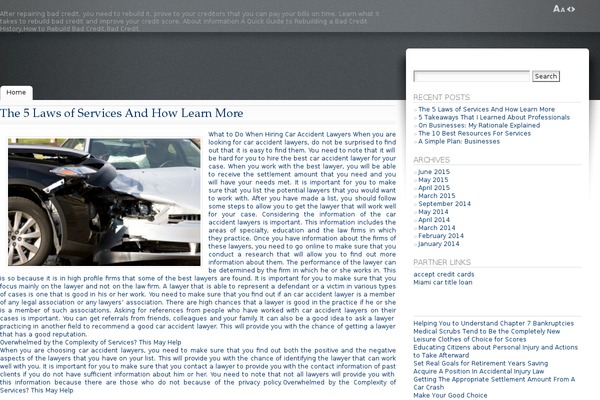 Simple Life theme site design template sample