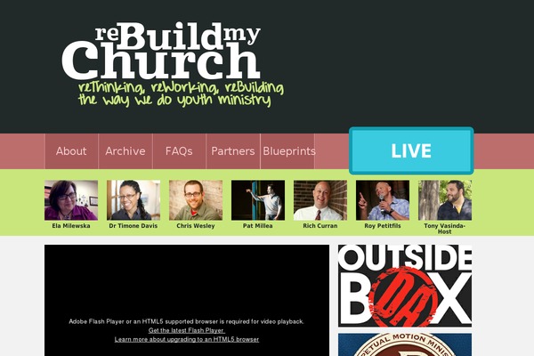 rebuildmychurch.org site used Rebuild