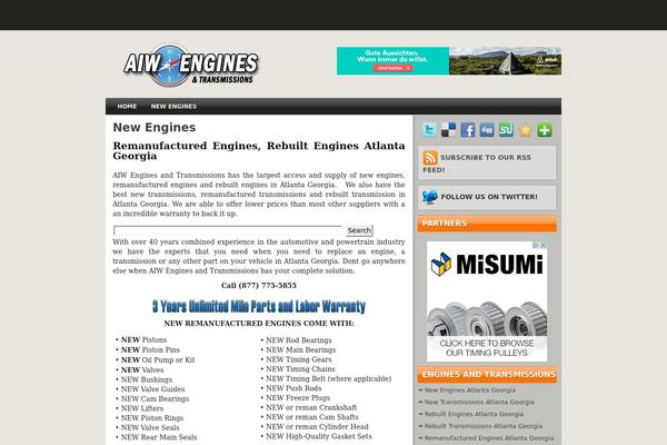 Carone theme site design template sample