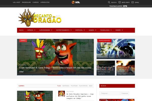 15Zine theme site design template sample
