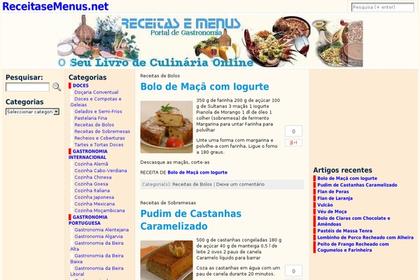receitasemenus.net site used Elegantwp-pro