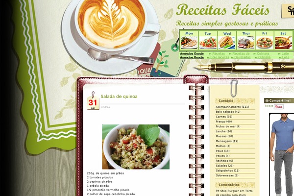 Coffee Desk theme site design template sample
