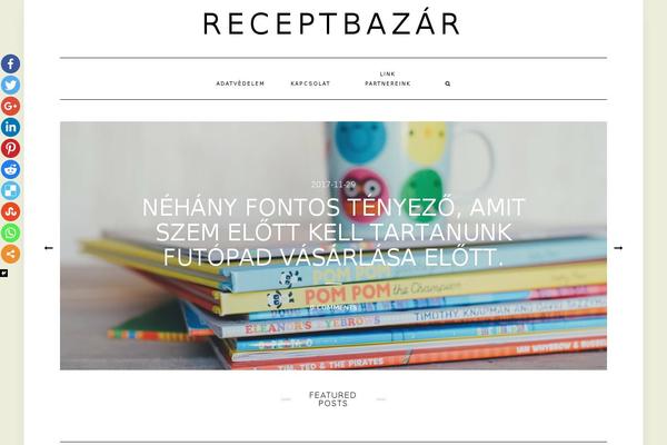 receptbazar.hu site used Silver-platinum