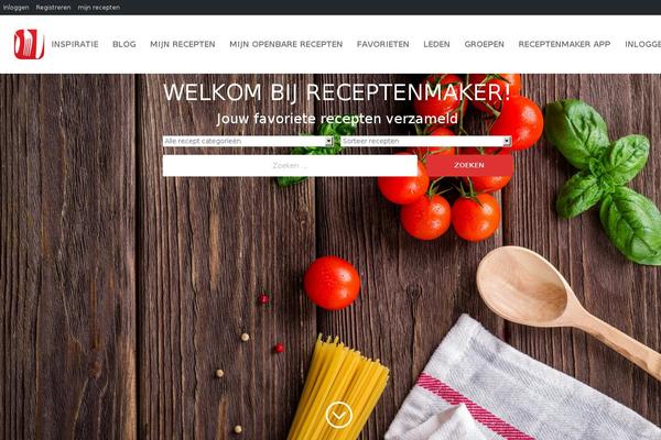 receptenmaker.com site used Divi Child