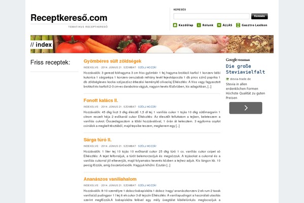 receptkereso.com site used Sablon