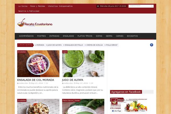 NewsMag theme site design template sample