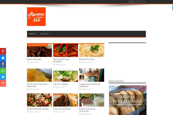 recetas360.com site used Prefer