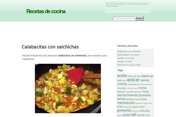 recetascocinafaciles.org site used Blogsbeta-green