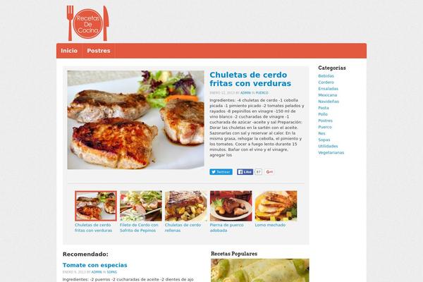 WordPress website example screenshot