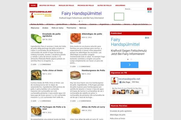 Channel theme site design template sample