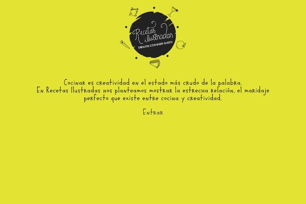 recetasilustradas.com site used Recetas