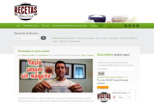 recetasonline.net site used Inspirythemes-food-recipes