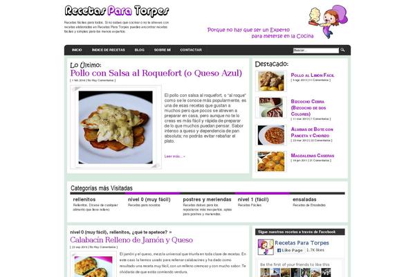 recetasparatorpes.com site used Thecookbook