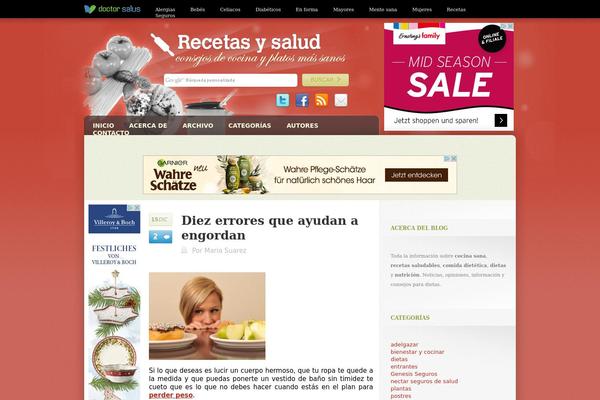 recetasysalud.com site used Recetas