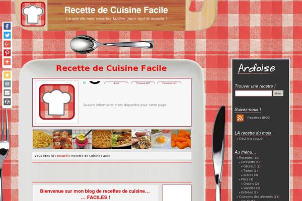recette-de-cuisine-facile.net site used Cuisine