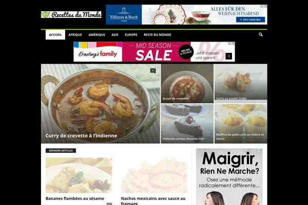 MH FoodMagazine theme site design template sample