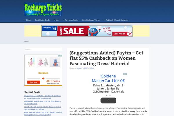 GeneratePress theme site design template sample